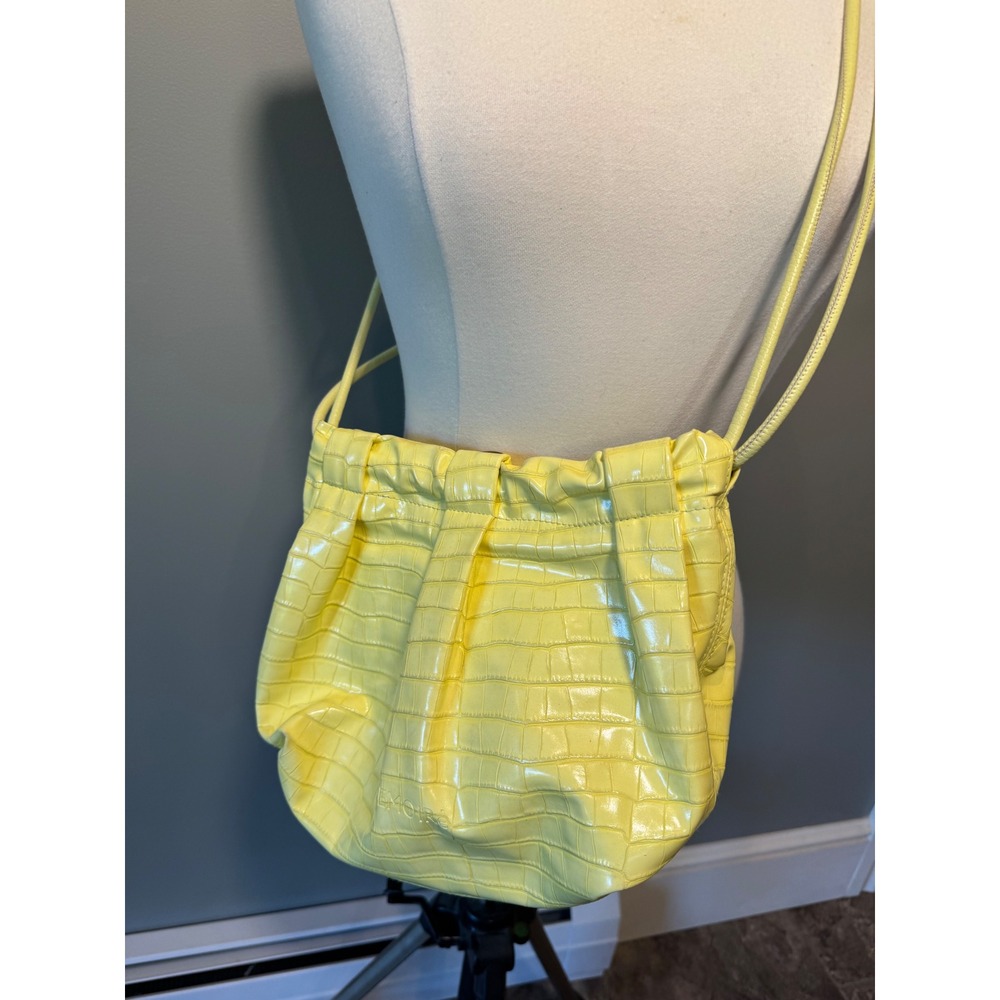 Limited Edition Luxury purse‎ THEMOIRè Yellow Bag Made In Italy Designer Purse